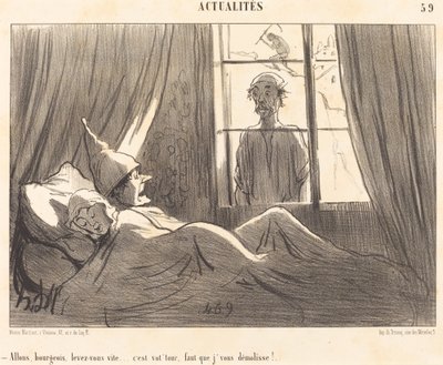 Andiamo borghesi, alzatevi in fretta... da Honoré Daumier