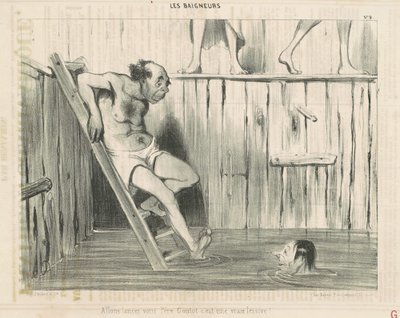 Allons lanciatevi padre goutot... da Honoré Daumier
