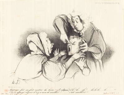 Premi forte, fa rientrare la gobba... da Honoré Daumier