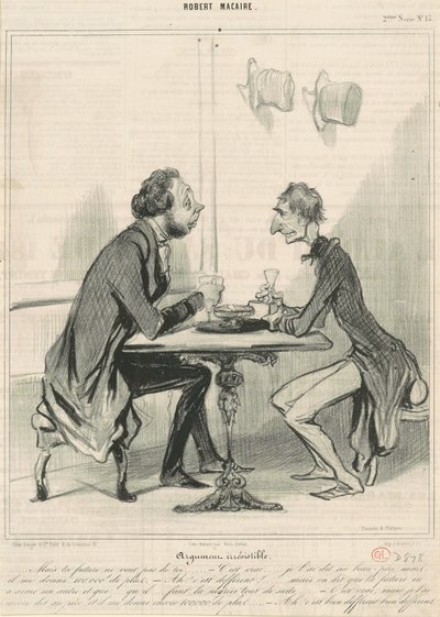 Argomento irresistibile da Honoré Daumier
