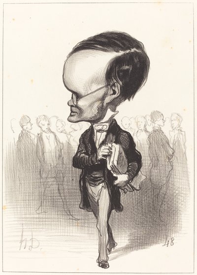 Arm. Jacques Lherbette da Honoré Daumier
