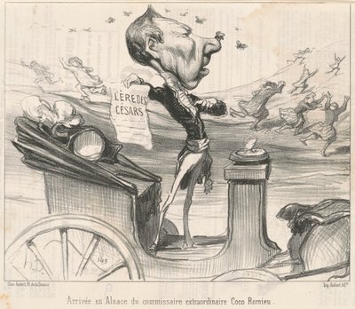 Arrivo in Alsazia del commissario da Honoré Daumier