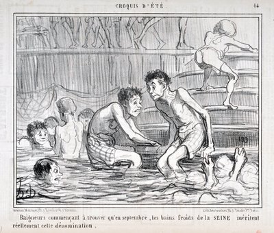 Opera di Honoré Daumier (1808-1879) Charivari del 1858: Serie CRUQUIS D