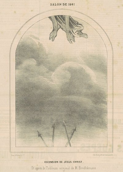 Ascensione di Gesù Cristo da Honoré Daumier