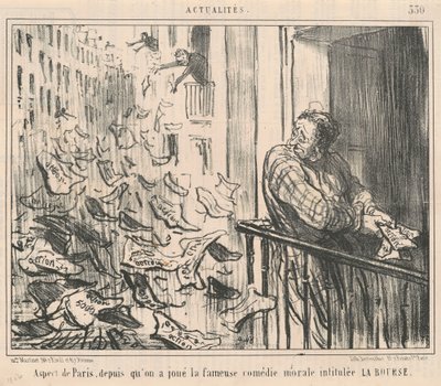 Aspetto di Parigi, da quando si è giocato da Honoré Daumier