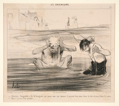 Attenzione, Gargouillet da Honoré Daumier