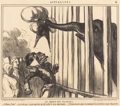 Al Giardino delle Piante da Honoré Daumier