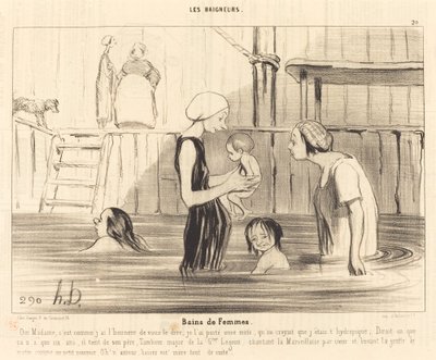 Bagni di Donne da Honoré Daumier
