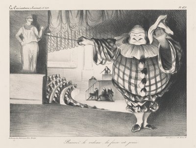 Abbassate il sipario, la farsa è finita da Honoré Daumier