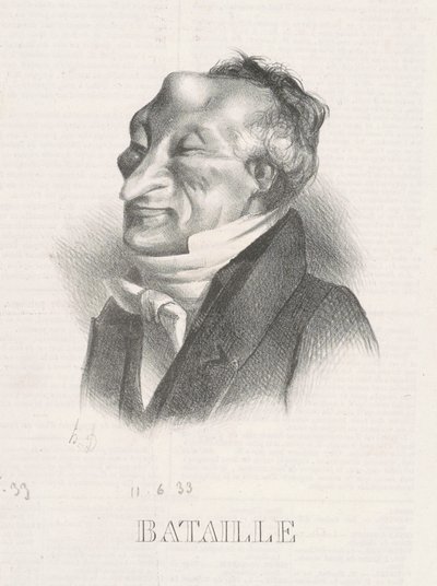 Bataille (Alex. Simon Pataille) da Honoré Daumier
