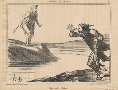 Bertrand e Raton da Honoré Daumier