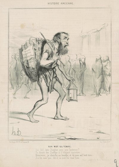 Buona battuta del tempo da Honoré Daumier