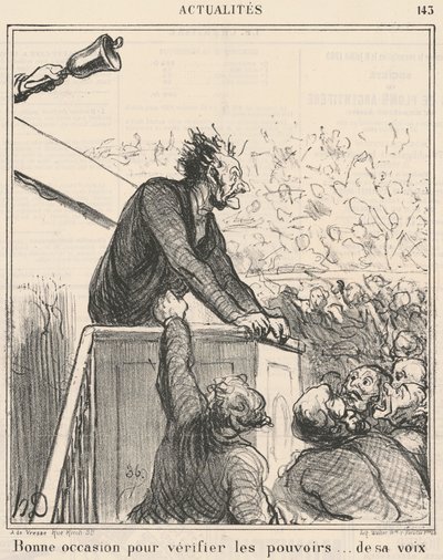 Buona occasione per verificare da Honoré Daumier