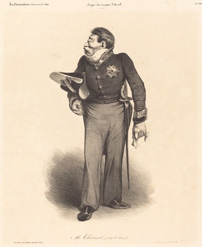 C.-A. Gabriel, duca di Choiseul da Honoré Daumier