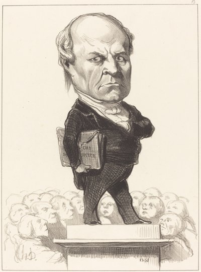 C.H. Odilon Barrot da Honoré Daumier