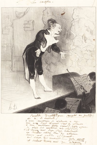 Carota drammatica da Honoré Daumier