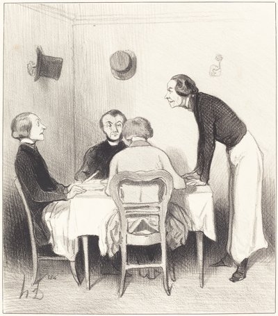 Carota del ristorante da Honoré Daumier