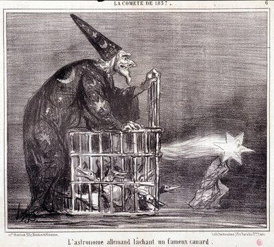 Cartone animato sulla scienza. Serie Sur “la Cometa del 1857”: “L