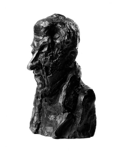 Cartone animato di Conte Alfred Pierre de Fallux du Coudray (1811-1885), deputato e ministro. "Il male" Scultura di Honore Daumier (1808-1879) XIX secolo. Inv L 48.16 Dim in cm H 23 x L 1 Museo delle Belle Arti, Palais Longchamp, Marsiglia da Honoré Daumier