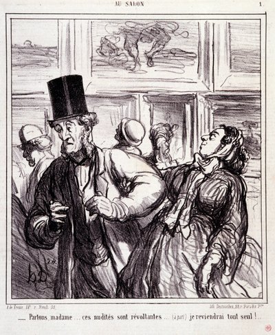 Caricatura sugli amanti dell