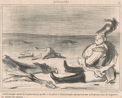 Cavalli Cosacchi Morti di Sete... da Honoré Daumier