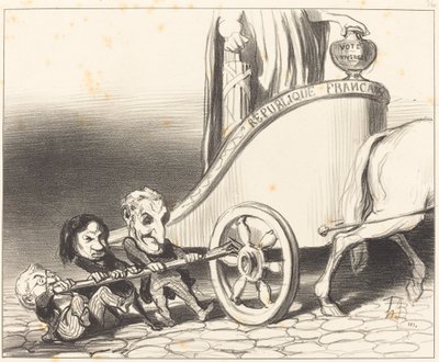 Questo carro marcerà sempre... da Honoré Daumier