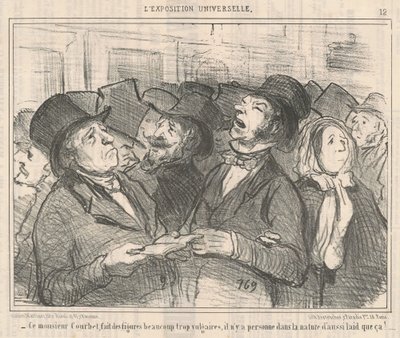Questo signor Courbet... da Honoré Daumier