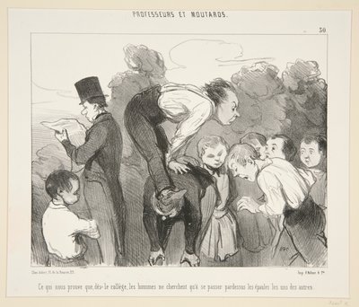Ciò che ci dimostra che, fin dal college da Honoré Daumier