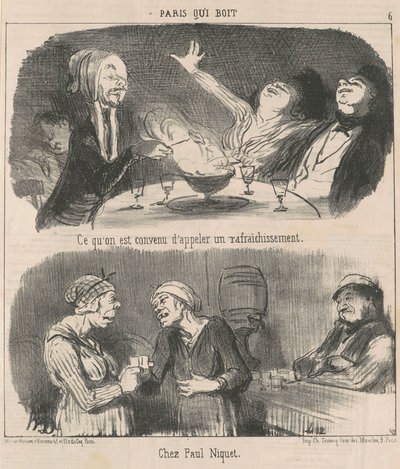 Quello che si chiama un rinfresco da Honoré Daumier