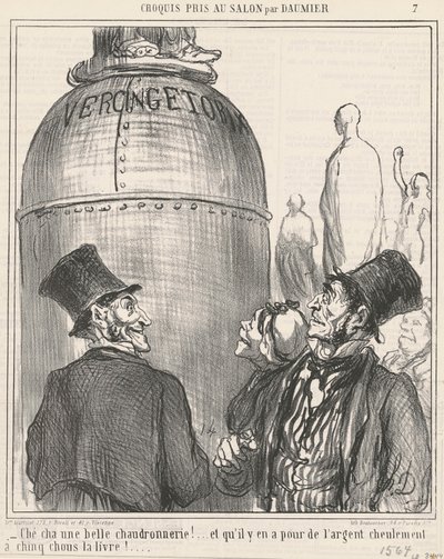 Che bella caldaia! da Honoré Daumier