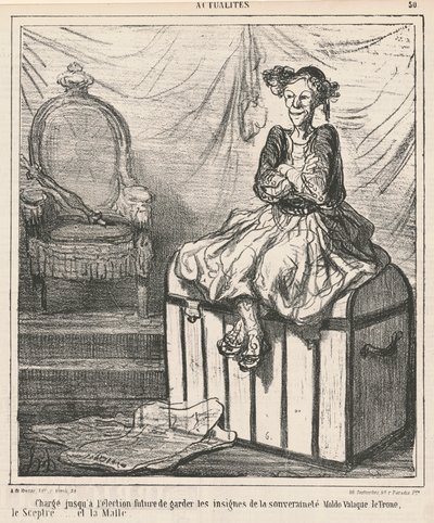 Incaricato ... di custodire i simboli della sovranità da Honoré Daumier
