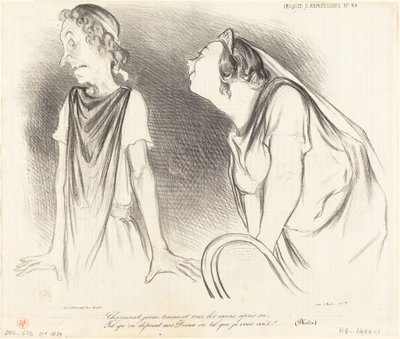 Affascinante... trascinando tutti i cuori dietro di sé... da Honoré Daumier