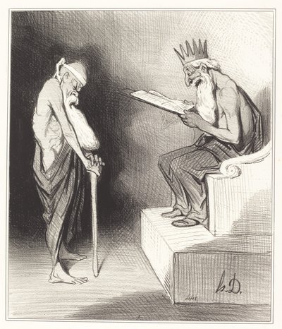 Clemenza di Minosse da Honoré Daumier