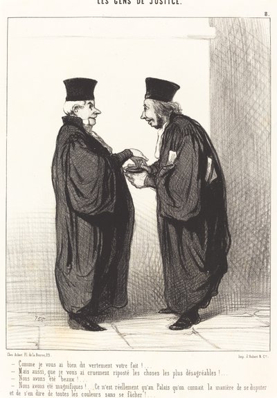Come vi ho detto chiaramente il vostro fatto! da Honoré Daumier
