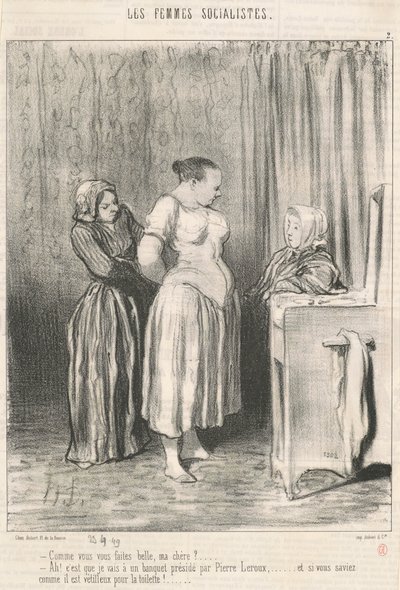 Come sei bella, mia cara? da Honoré Daumier
