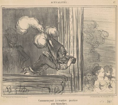 Iniziando a rendere giustizia ai bianchi da Honoré Daumier