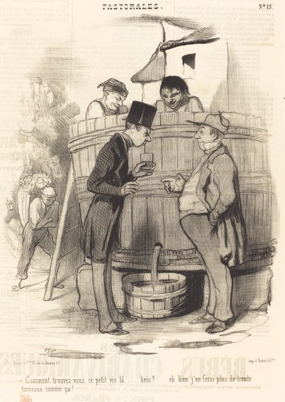 Come trovate questo piccolo vino... da Honoré Daumier