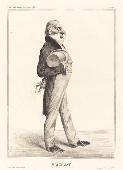 Conte Horace Sébastiani da Honoré Daumier