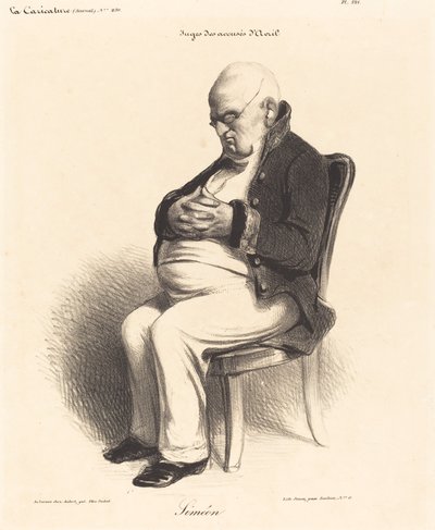 Conte J.-Jérôme Siméon da Honoré Daumier