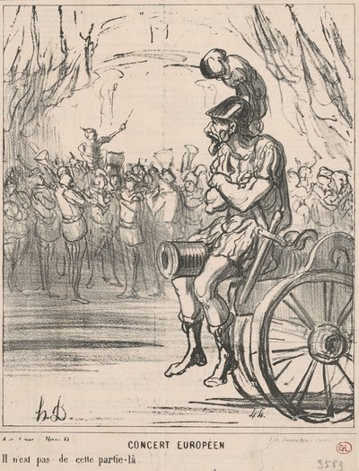 Concerto europeo da Honoré Daumier