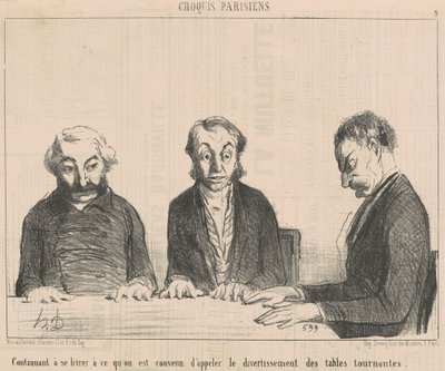 Continuando ... Il divertimento dei tavoli rotanti ... da Honoré Daumier