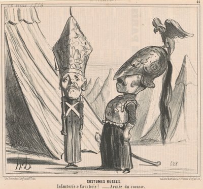 Costumi russi da Honoré Daumier