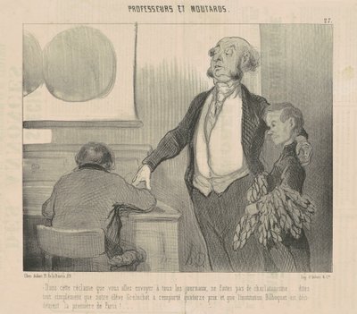 Dans cette réclame que vous allez envoyer ... da Honoré Daumier