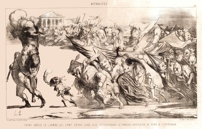 Daumier - Sfilata della Grande Armata da Honoré Daumier