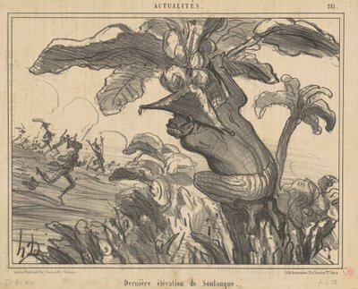 Ultima elevazione di Soulouque da Honoré Daumier
