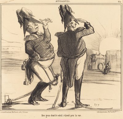 Persone a cui il sole rallegra poco la vista da Honoré Daumier
