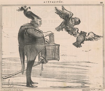 Due Grandi Duchi rilasciati su Sebastopoli da Honoré Daumier