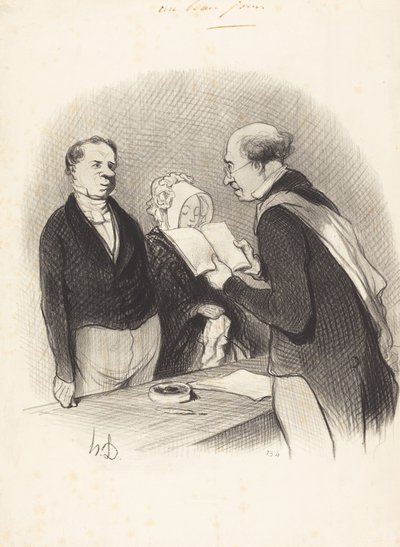 Davanti al Signor Sindaco da Honoré Daumier