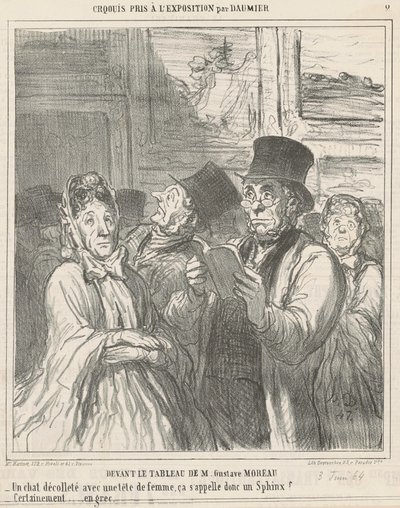 Davanti al quadro di M. G. Moreau da Honoré Daumier