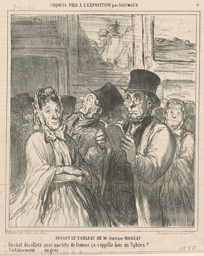 Davanti al quadro di M. G. Moreau da Honoré Daumier